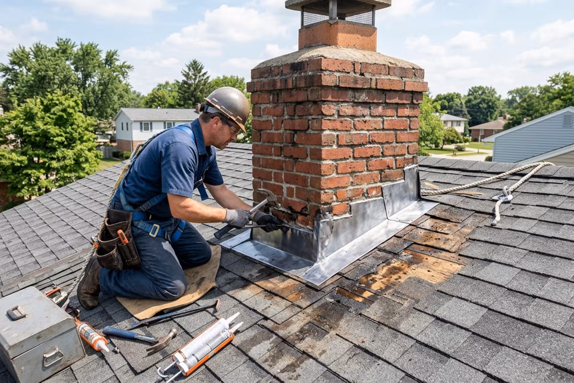 Chimney Repair and Roof Leak Repair_ Why These Problems Often Connect