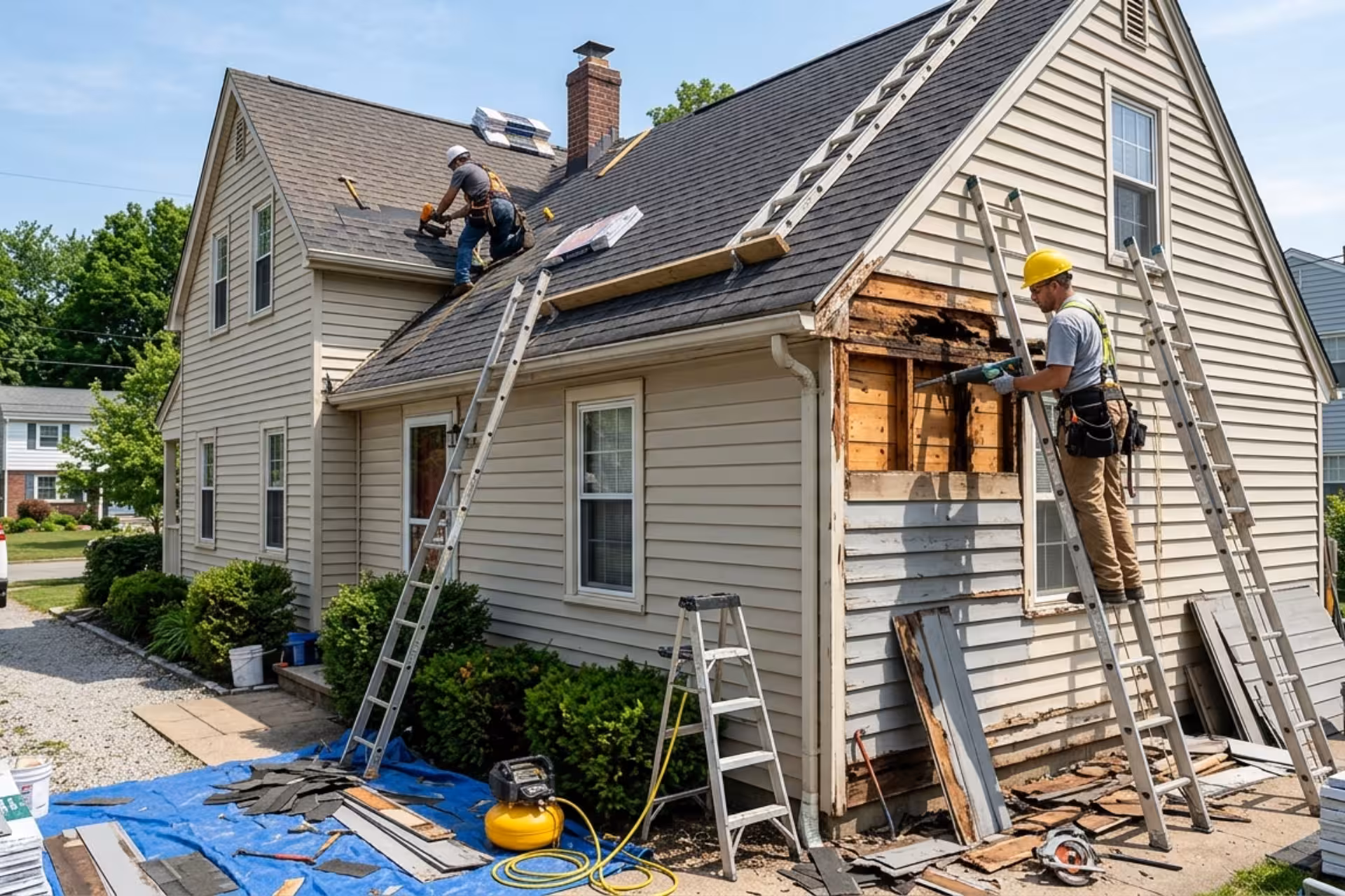 Roof Repair, Siding and Wood Rot Replacement_ Protecting the Exterior Envelope