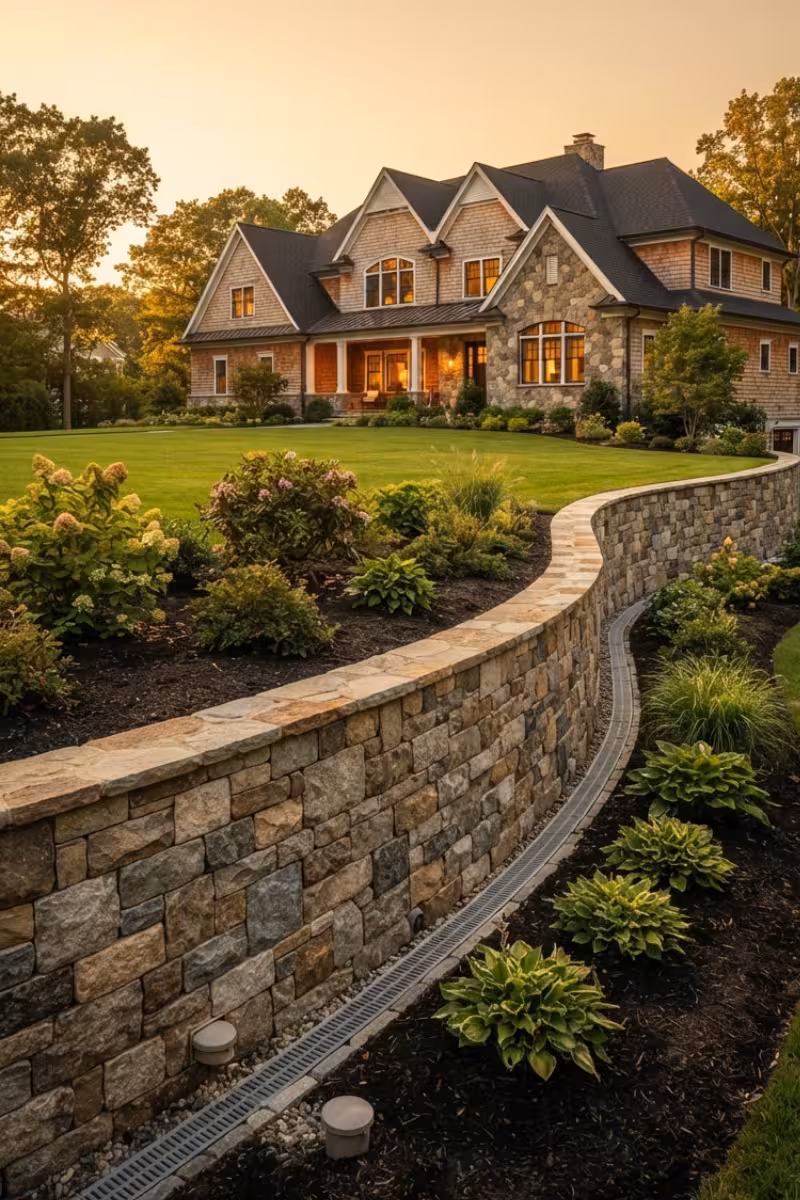 Modern Retaining Wall Installation Contractors in New Jersey - Optane Masonry and Home Improvements