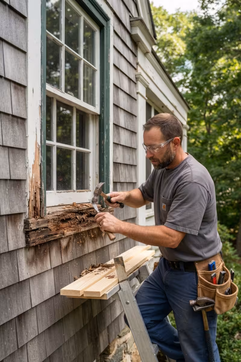 Wood Rot Repair and Replacement Services in New York and New Jersey - Optane Masonry and Home Improvements