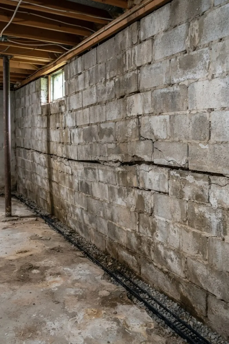 Bowing or Moving Foundation Walls in New Jersey