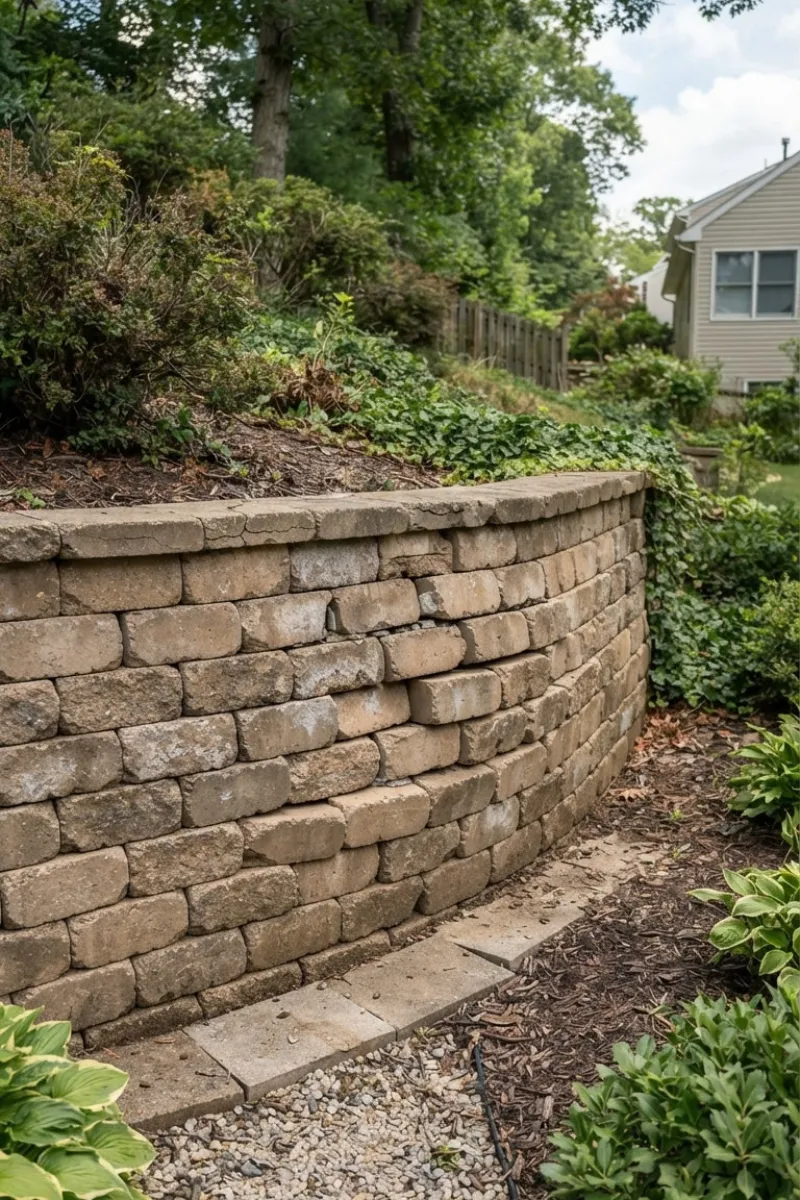 Bulging or Bowed Sections Retaining Walls in New Jersey and New York