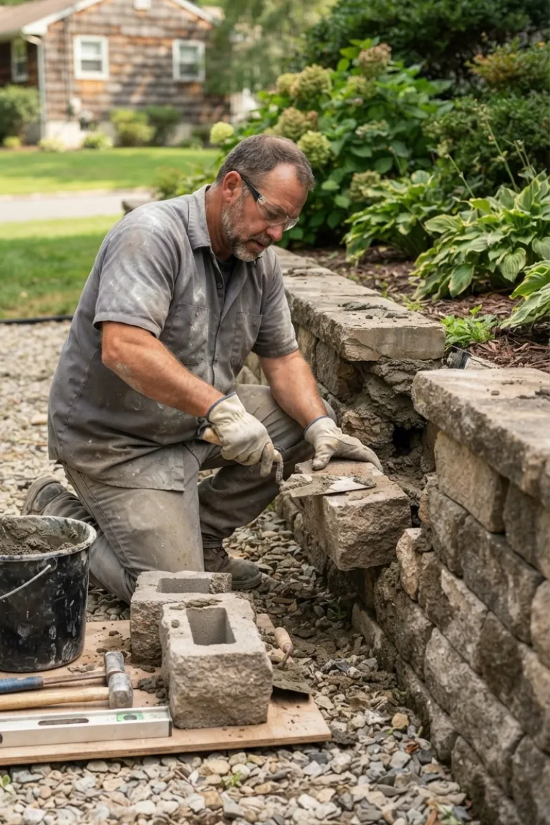 Retaining Wall Rebuilding in New Jersey