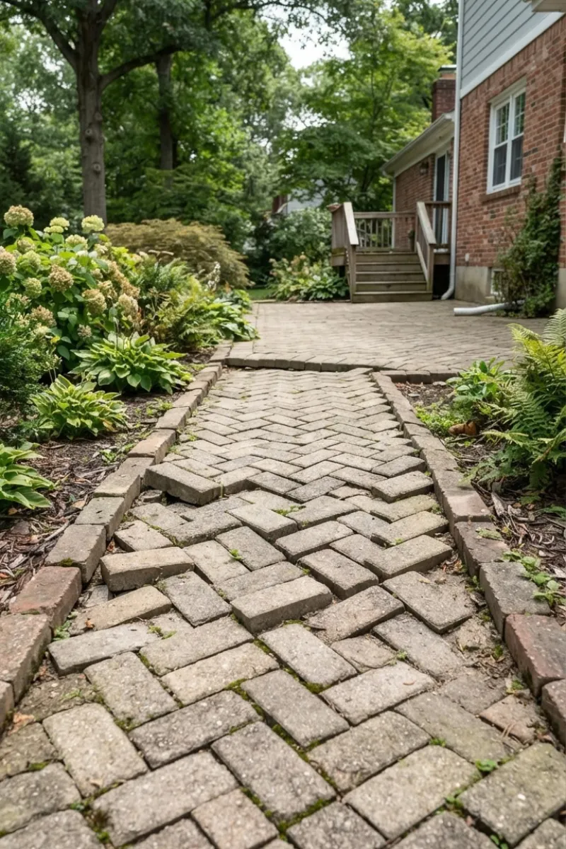 Uneven or Sunken Pavers in Elizabeth New Jersey