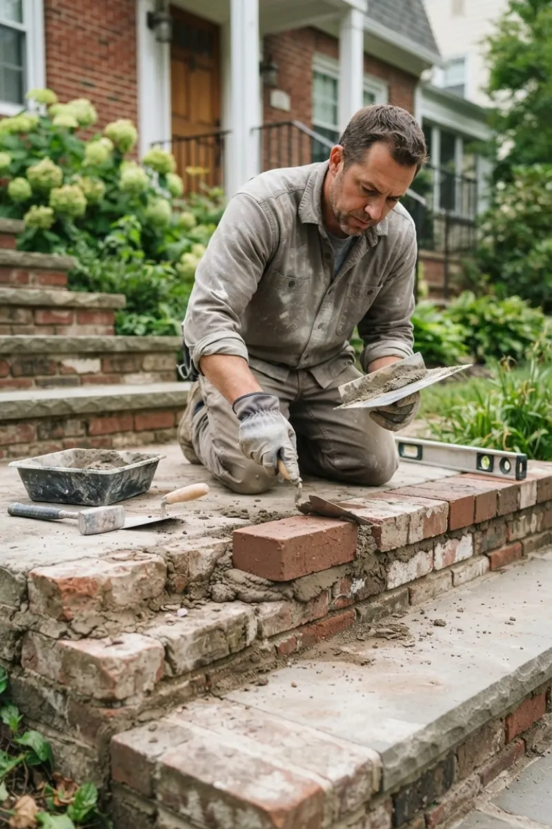 Brick Stairs and Steps Replacement Services in New Jersey