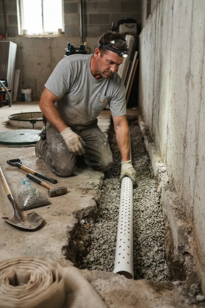 Interior Perimeter Collection System in New Jersey