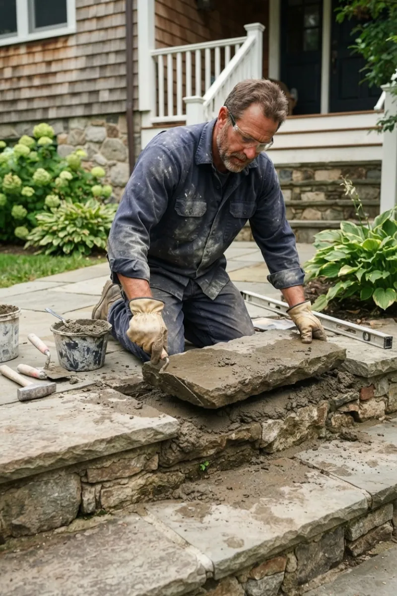 Resetting Loose Step Materials in New Jersey