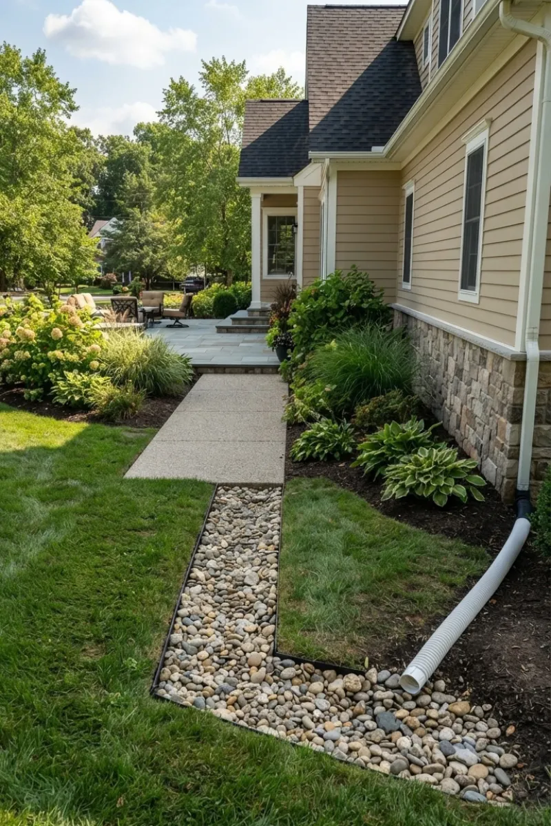Residential Drainage Project Completed in New Jersey by Optane Masonry