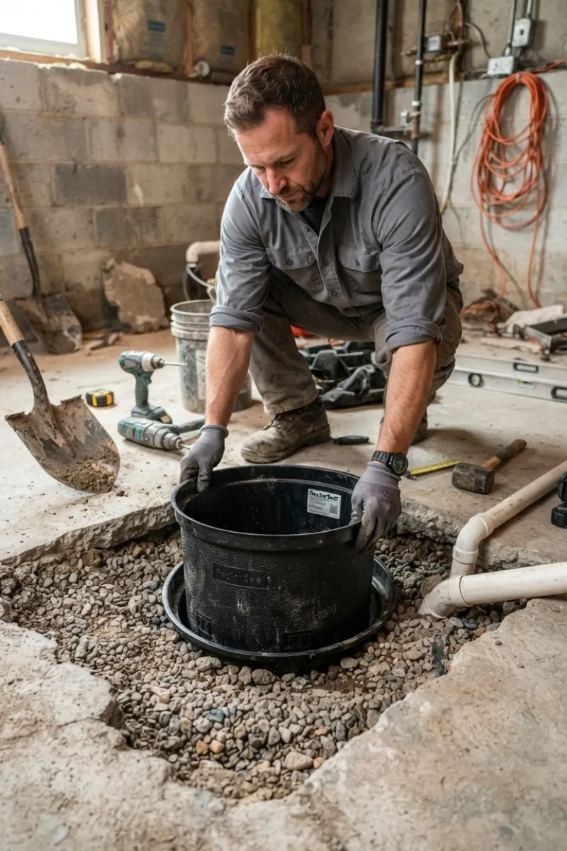 Sump Pit Installation in New Jersey
