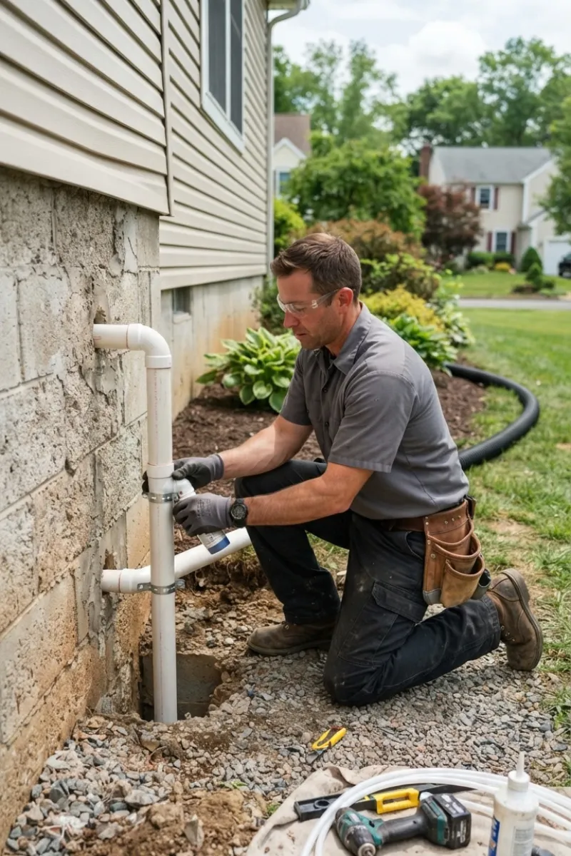 Sump Pump Discharge Line Installation Contractor in New Jersey