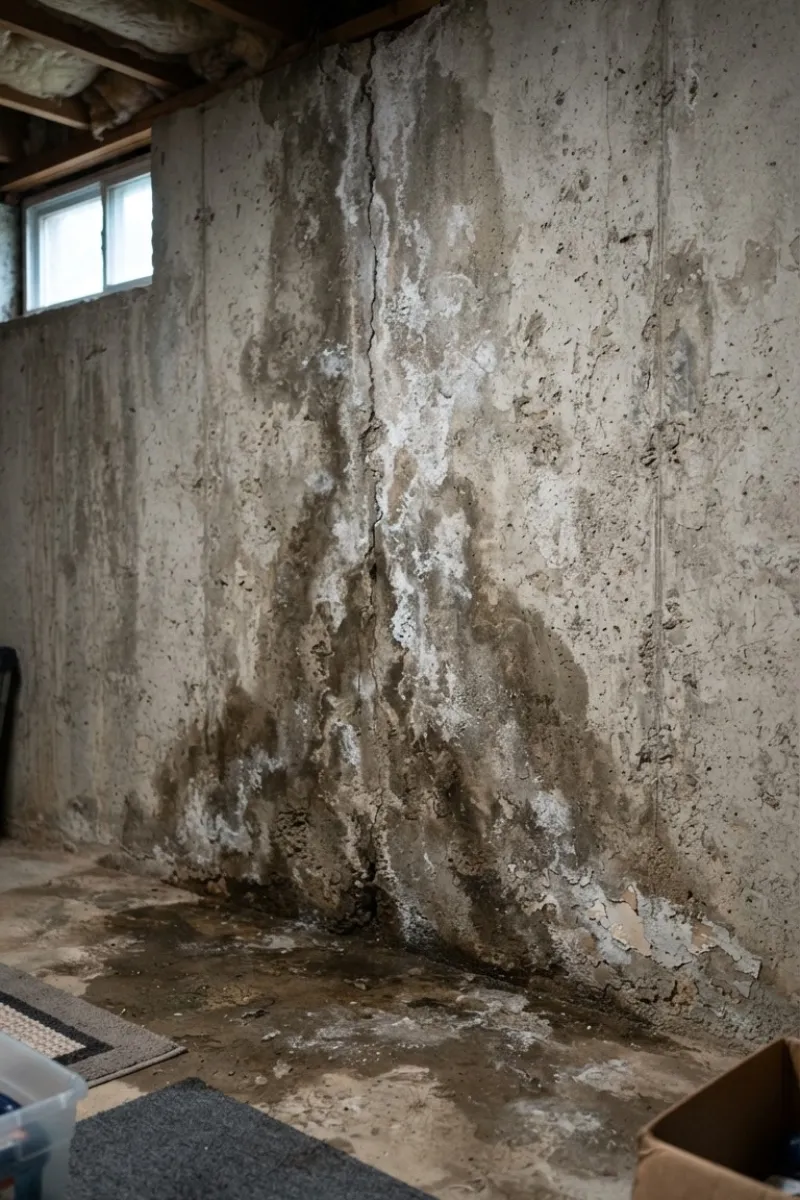 Water Damaged Basement Wall Problems in New Jersey